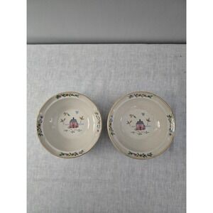 Vtg 90's Lot Of 2: International Heartland Bowls Cereal Soup House  6 3/4"